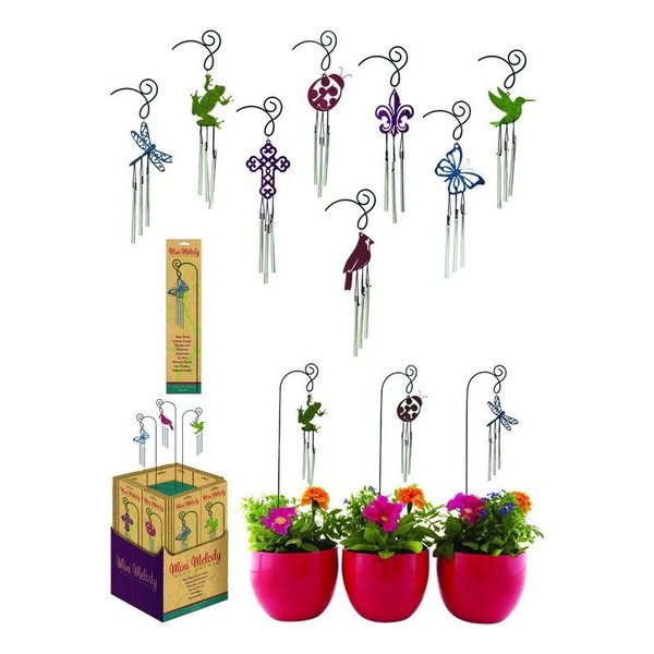 Meadow Creek Assorted Iron 16 in. Mini Wind Chime ZAC2WC1343